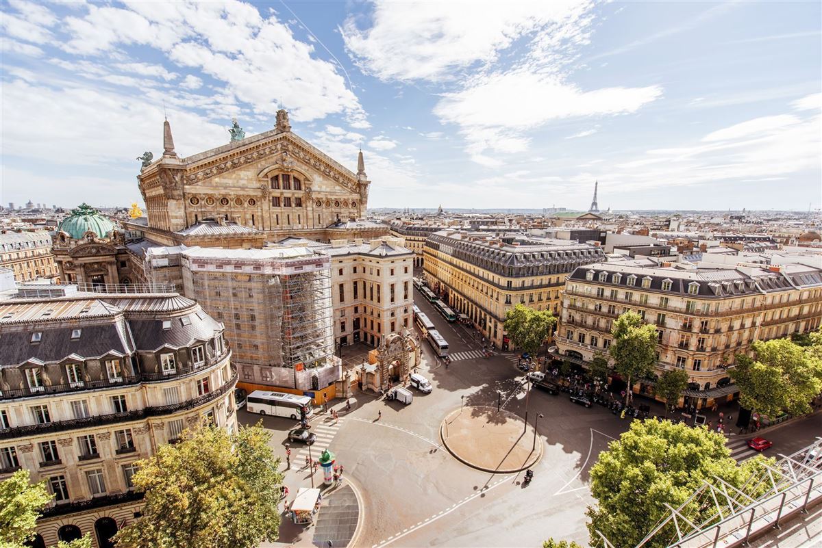 Stadtansicht Blick auf Paris