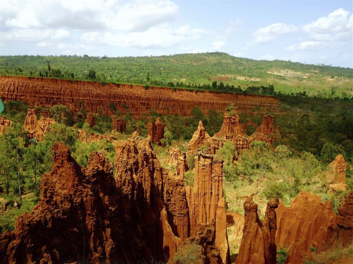 Landschaft bei Konso