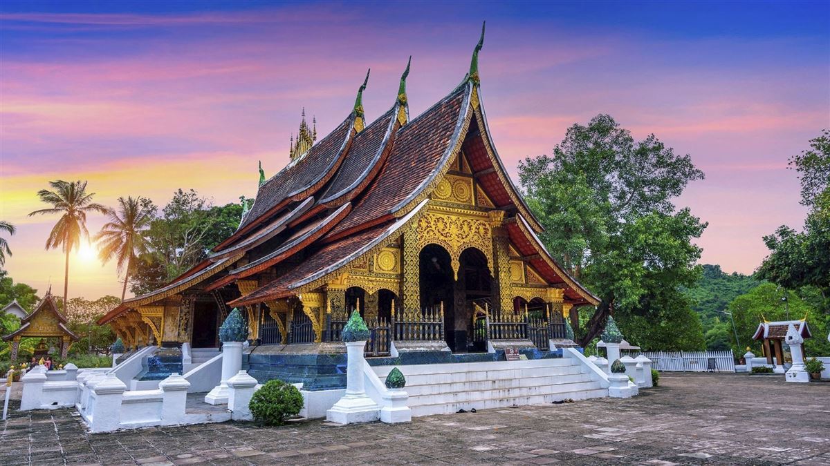 Tempel der Goldenen Stadt in Luang Prabang