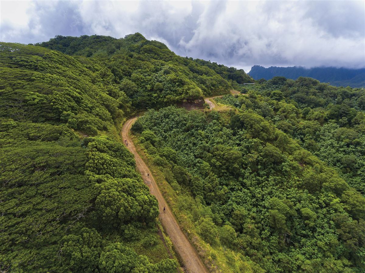 Bergstraße auf Nuku Hiva