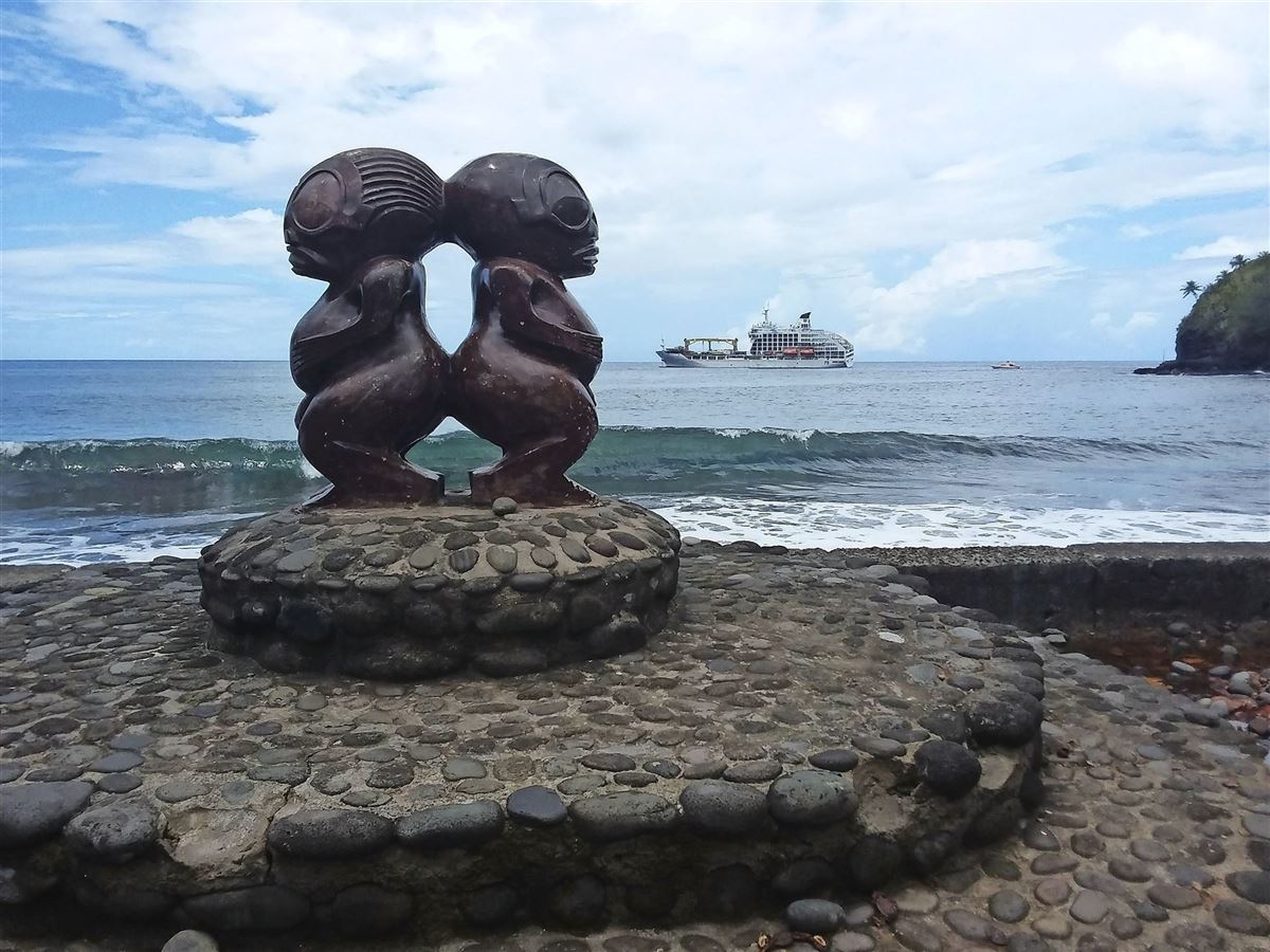 Am Ufer von Omoa, Fatu Hiva