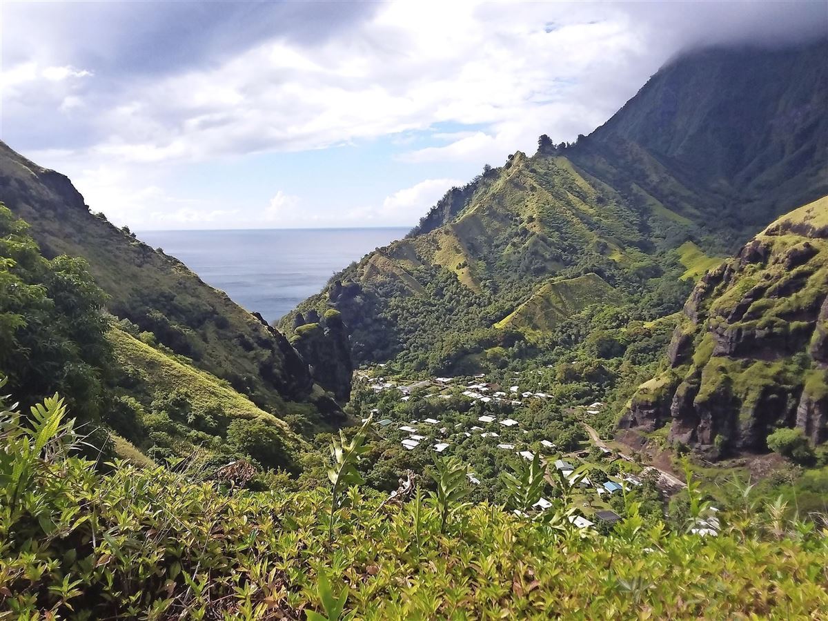 Auf dem Weg nach Hanavave, Fatu Hiva