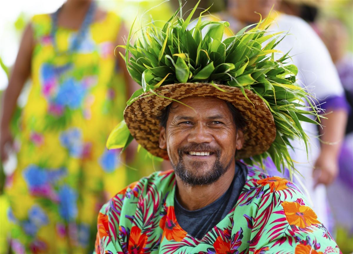 Polynesisches Lächeln