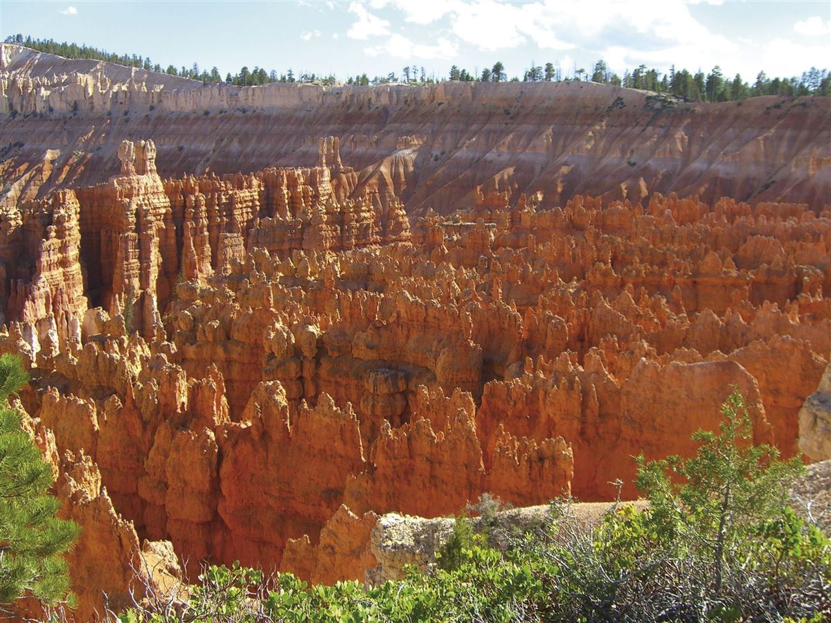 Atemberaubende Landschaft im Bryce Canyon