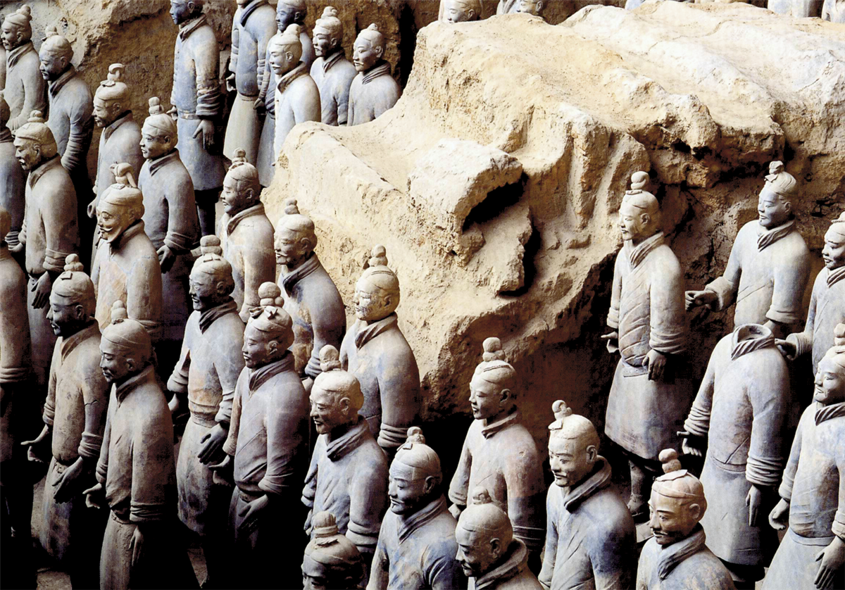 Die einzigartige Terrakotta-Armee in Xian, China