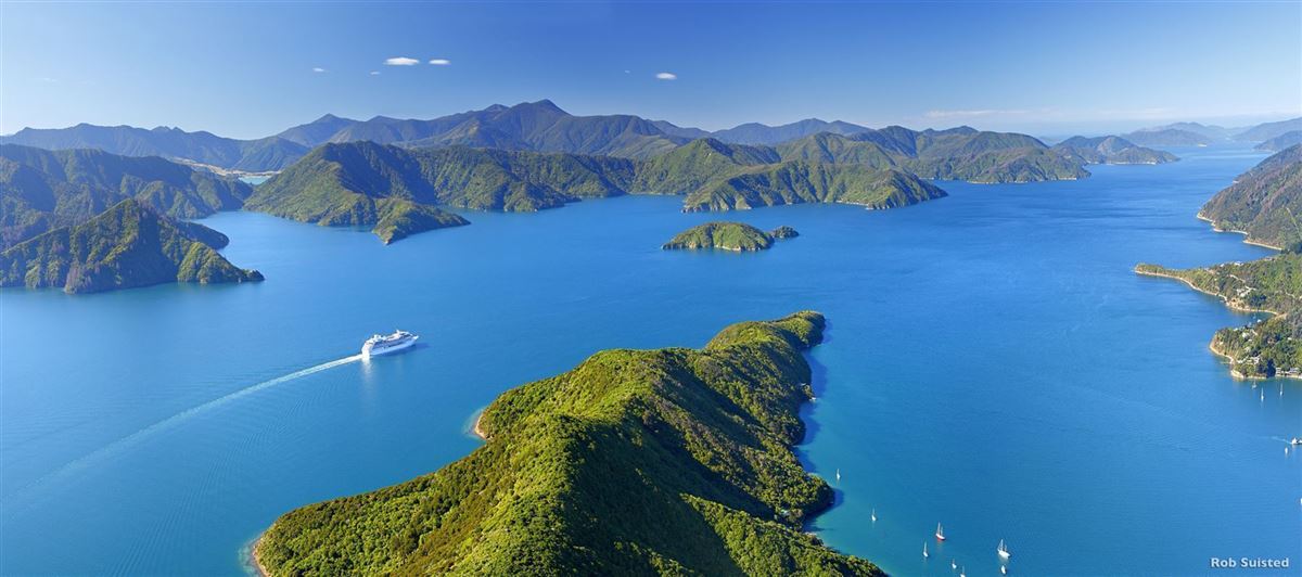 Fahrt durch die Marlborough Sounds