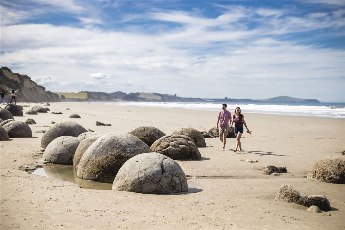 Faszinierende Moeraki Boulders