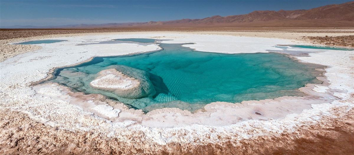 Die Lagunas Escondidas in der Atacama-Wüste