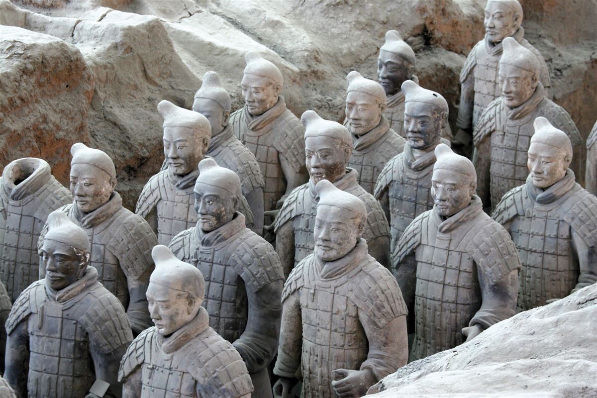 Terrakotta-Soldaten in Xian