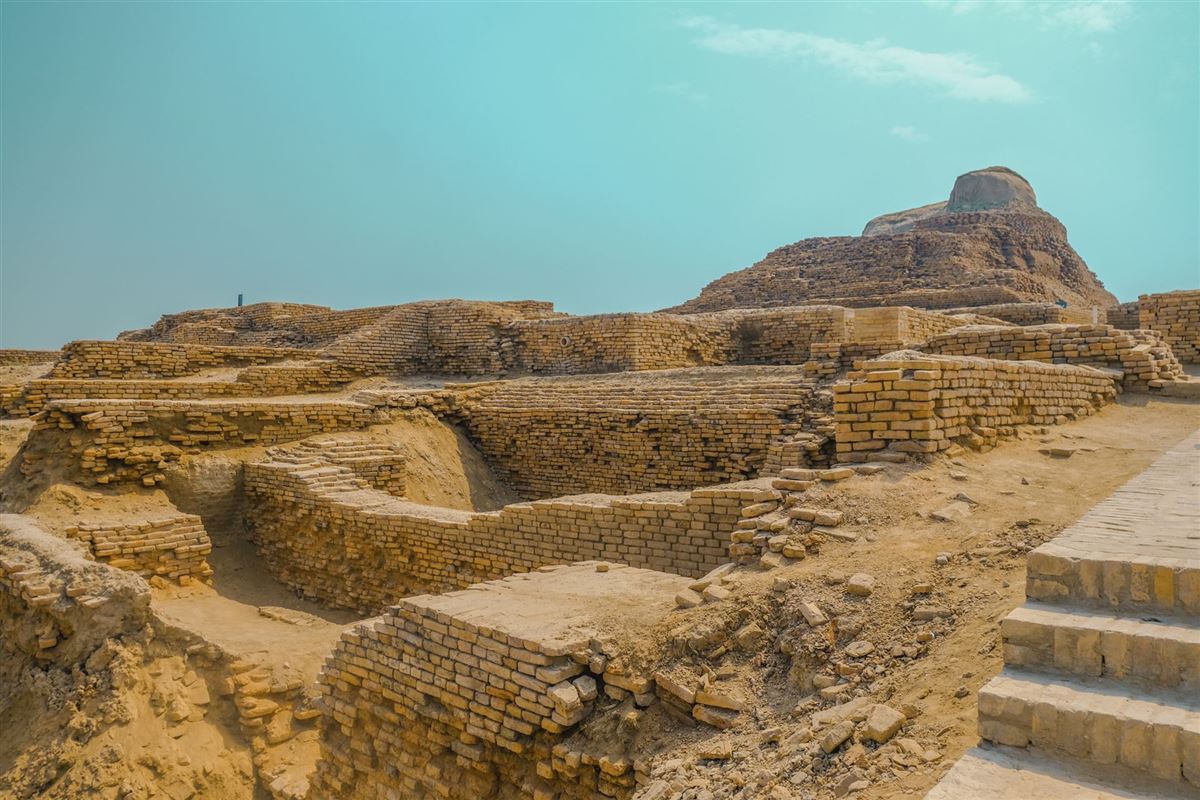 Mohenjo Daro, Ruinen aus der Indus-Kultur