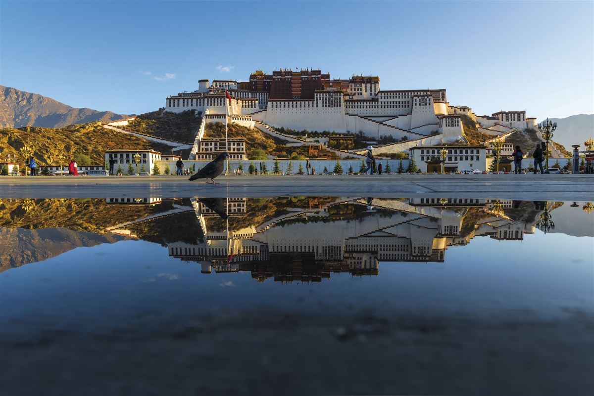 Beeindruckender Potala-Palast in Lhasa
