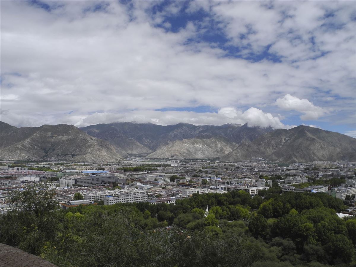 Blick auf Lhasa