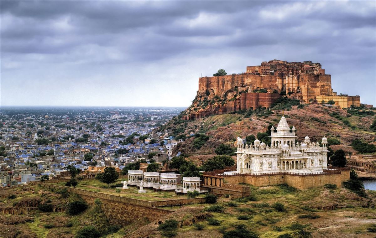 Die blaue Stadt Jodhpur und das Mehrangharh-Fort