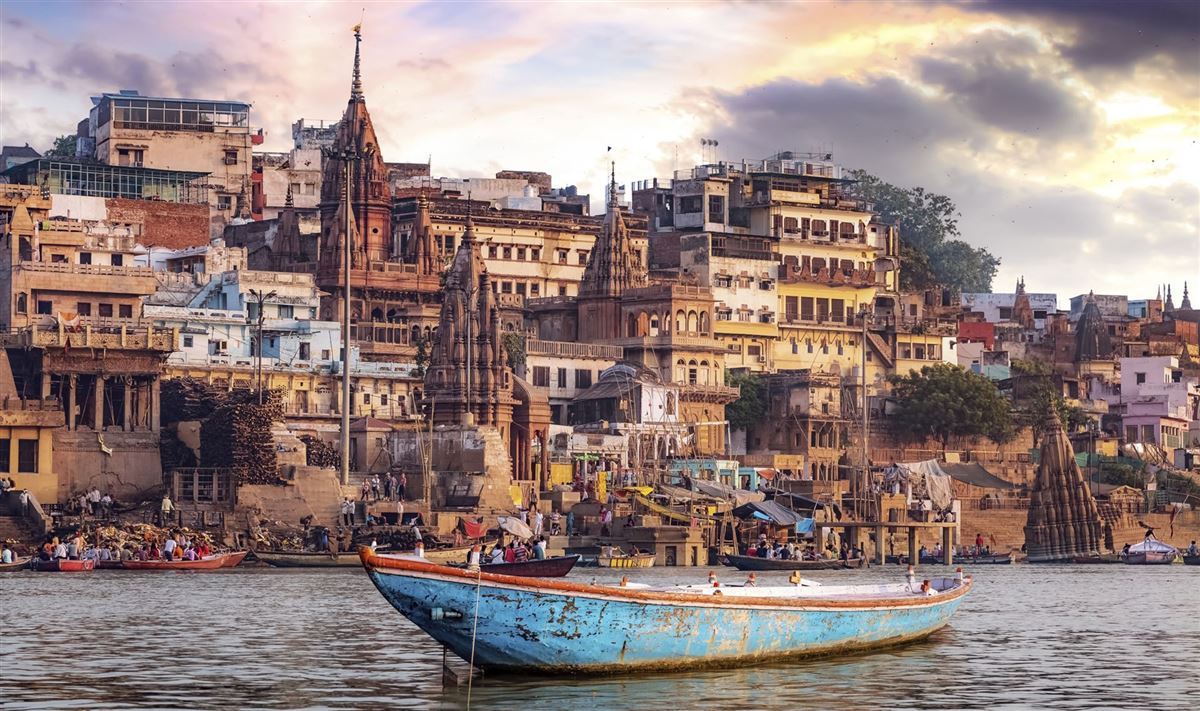 Die heilige Stadt Varanasi