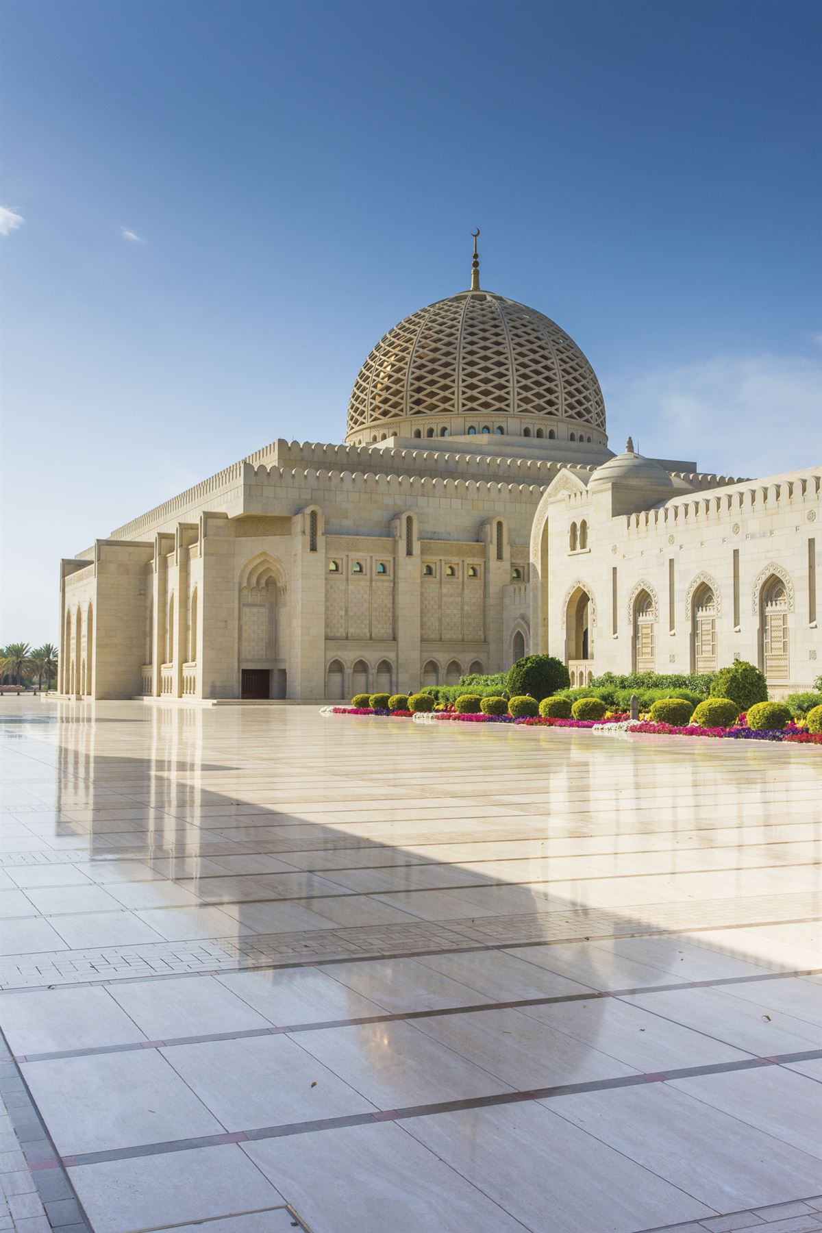 Die Sultan Qaboos Moschee in Muscat