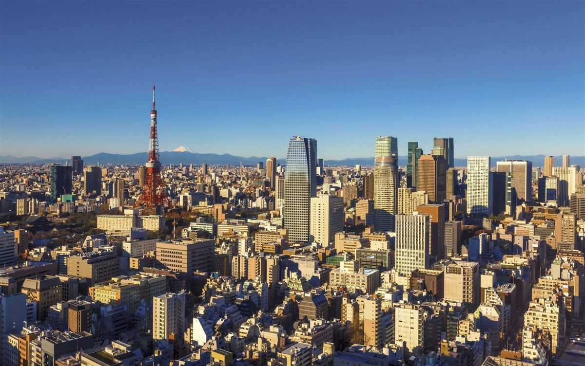 Skyline von Tokyo