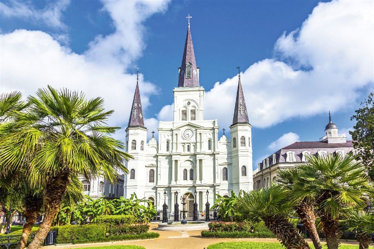 Die schöne Saint Louis Cathedral im French Quarter