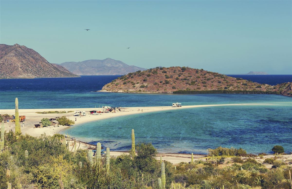 Küstenabschnitt auf der Baja