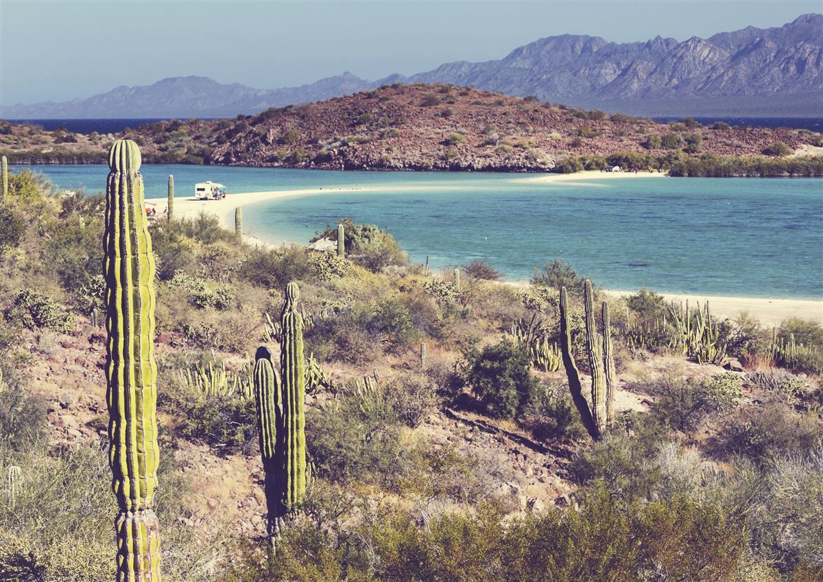 Landschaftsbild im Süden der Baja