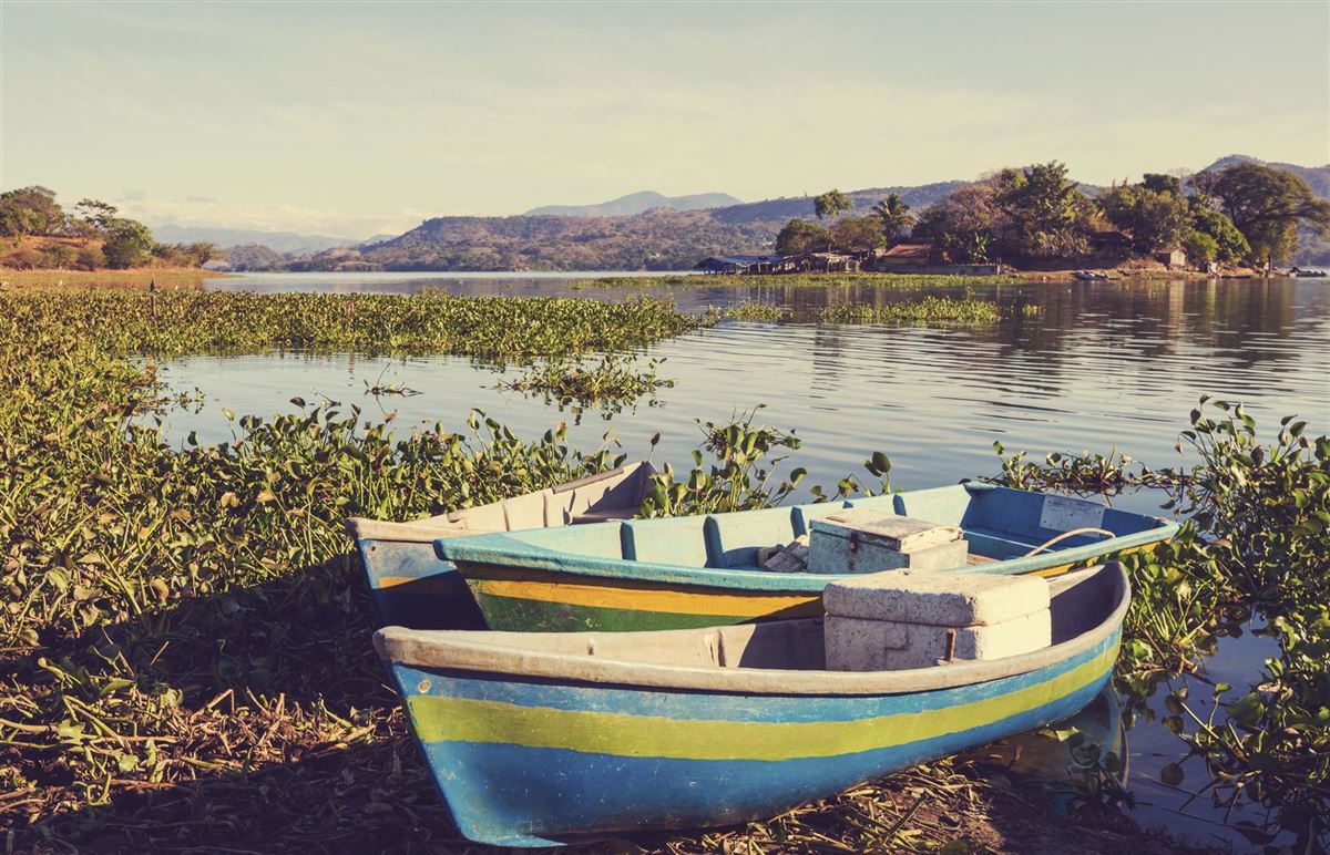 Suchitlan-See in El Salvador