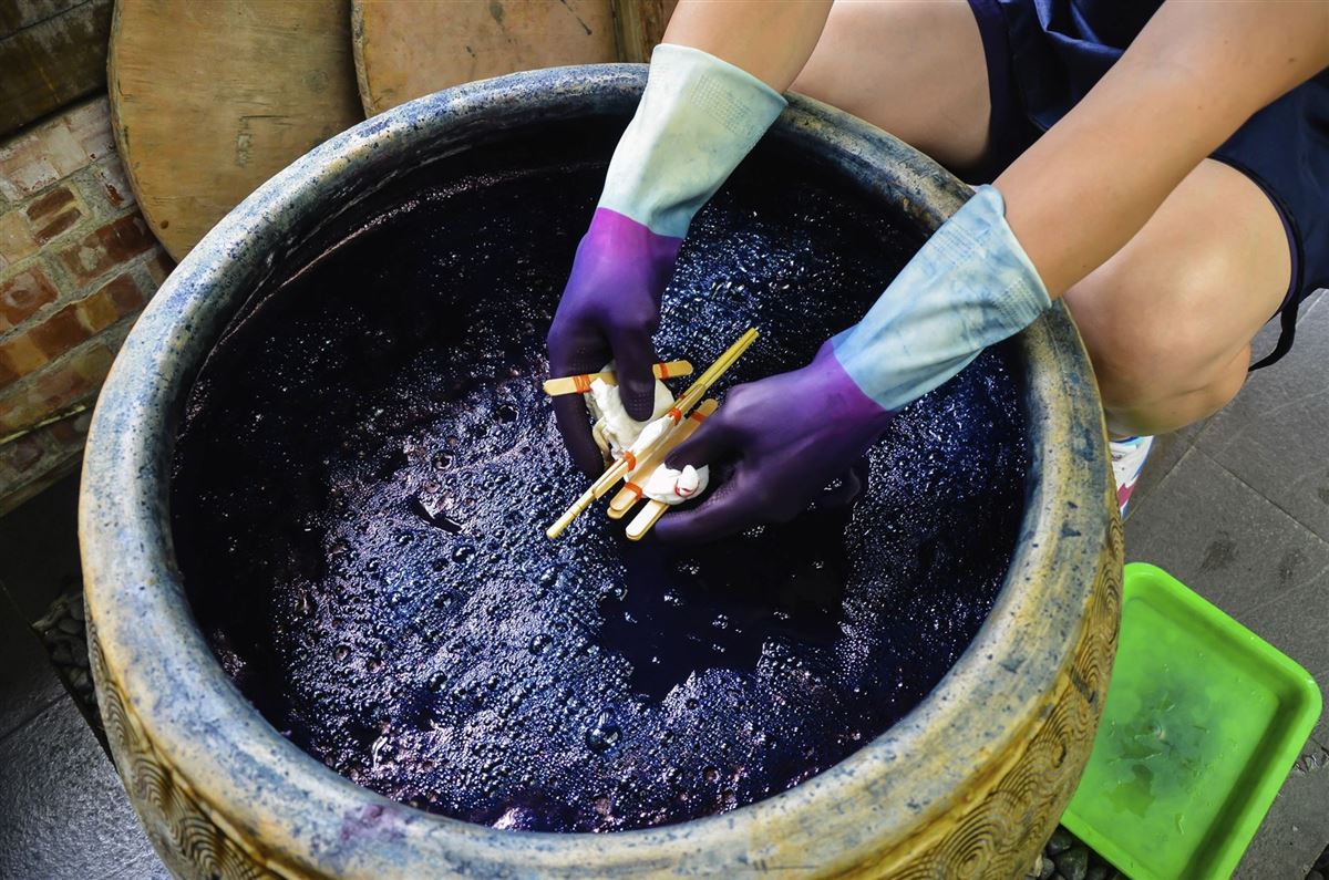 Blau-Farbstoff Handwerk Aktivität