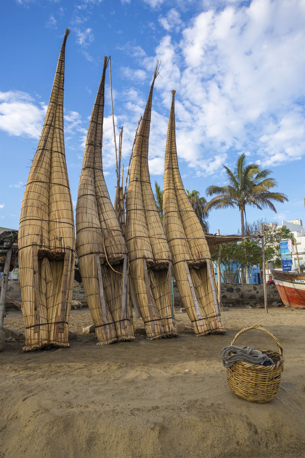 Im Fischerdorf Huanchaco