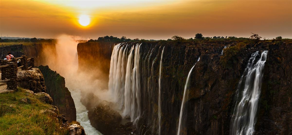 Victoria Falls in Sambia und Simbabwe
