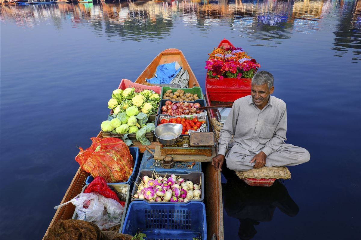 Auf dem Dal-See, Srinagar