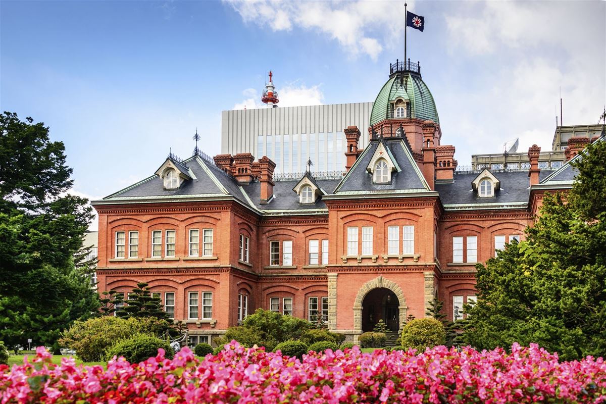 Ehemaliges Regierungsbüro von Hokkaido in Sapporo, Japan.