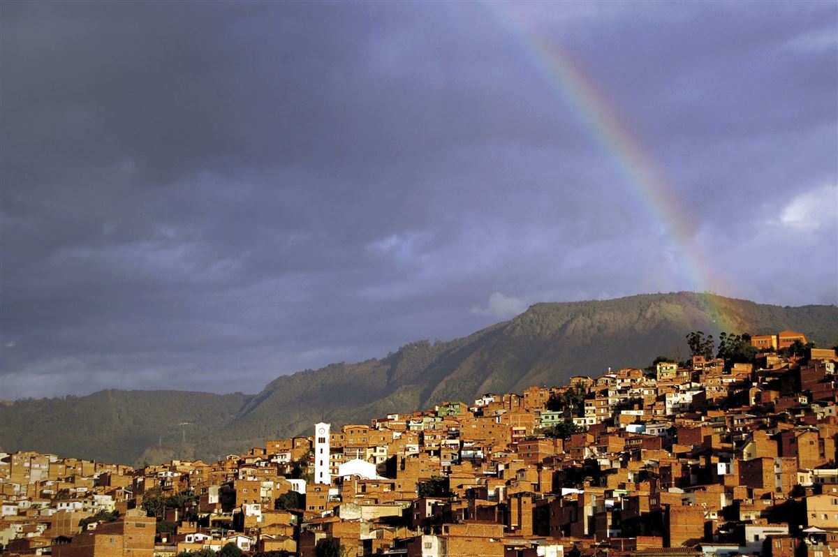 Blick auf Medellin