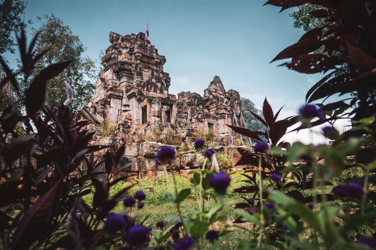 Wat Ek Phnom-Tempel in Battambang
