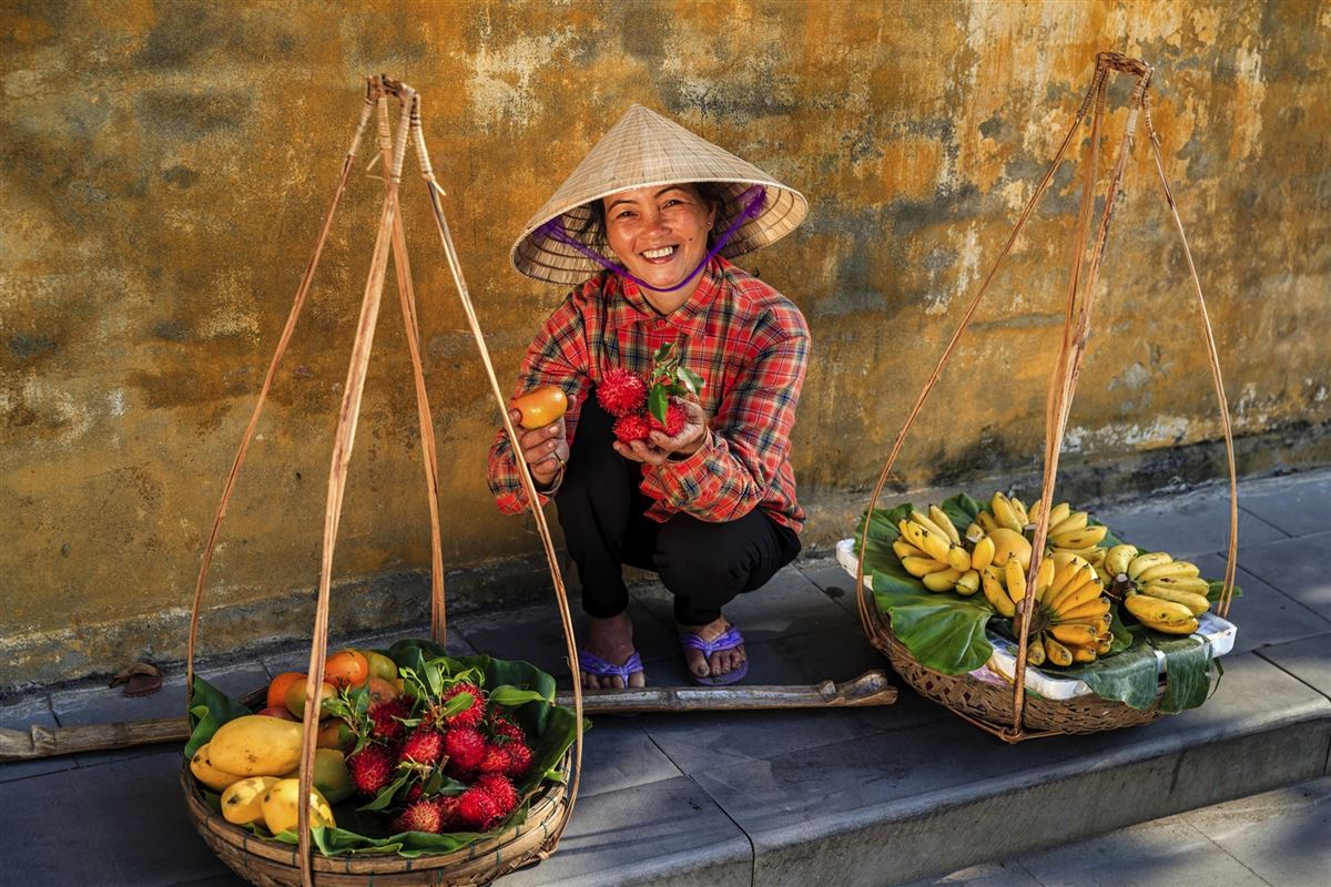 Freundliche Begegnung in Hoi An