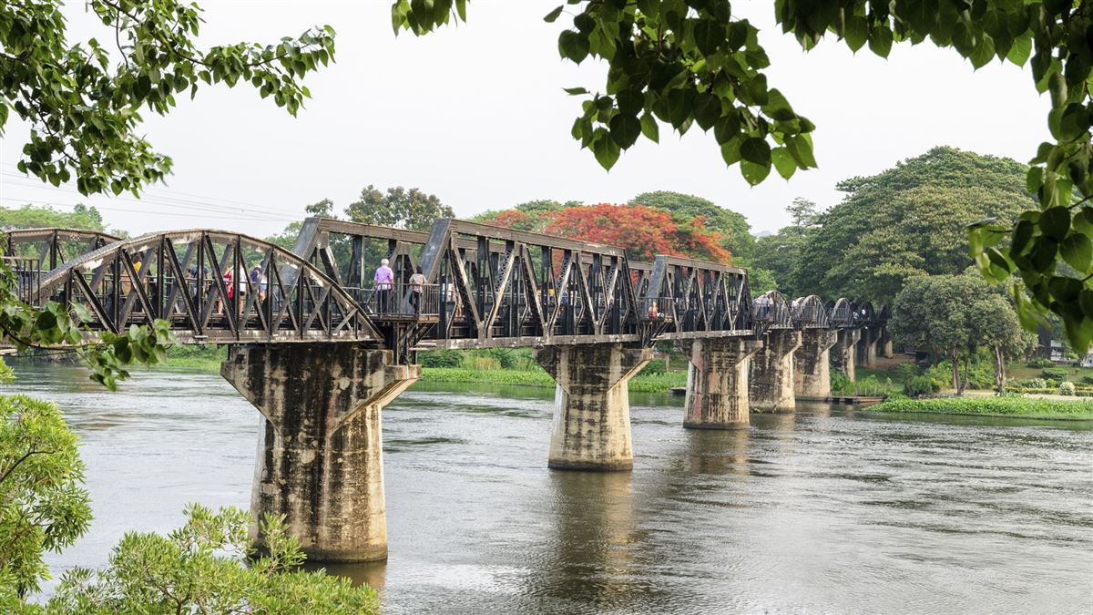 Brücke über den Fluss Kwai, Kanchanaburi