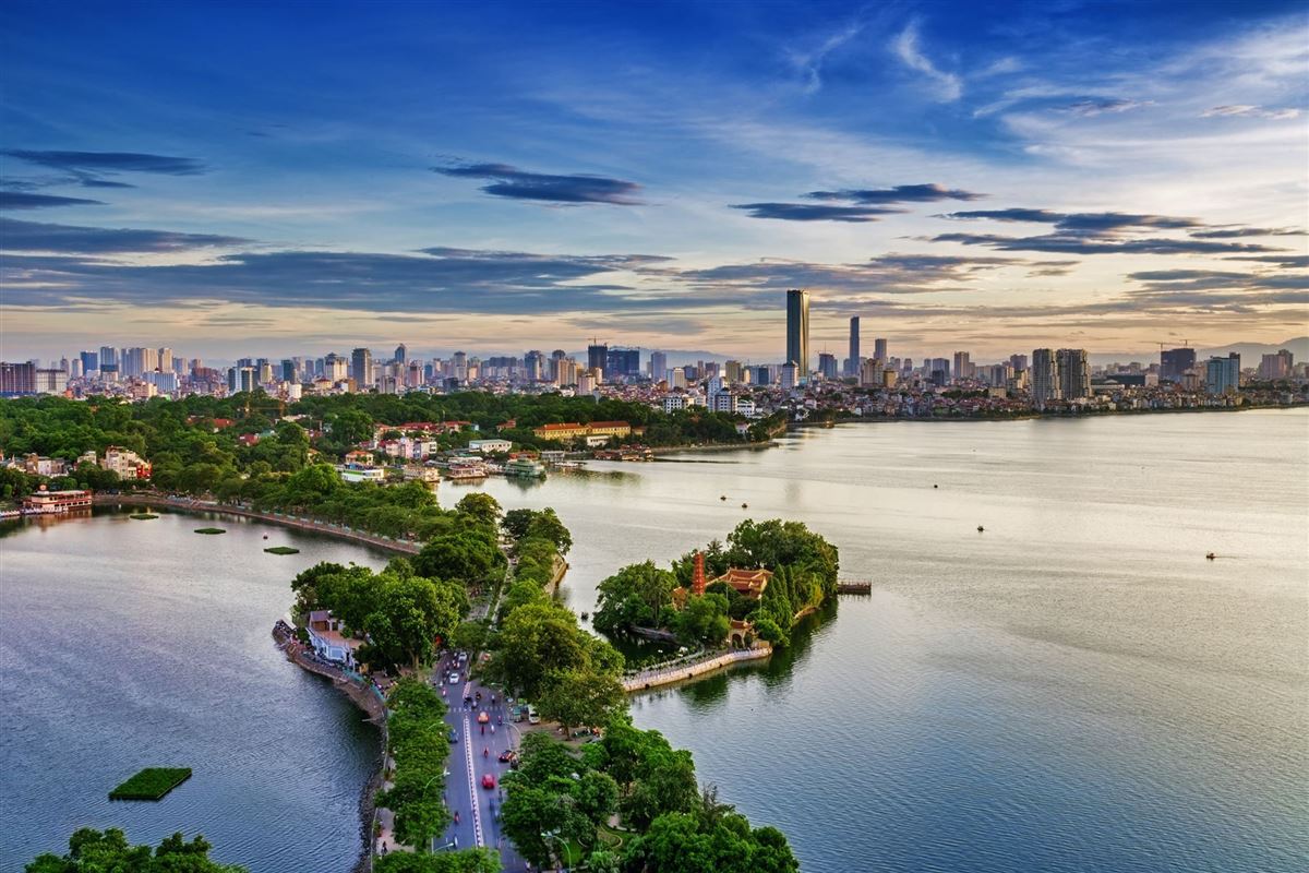 Skyline von Hanoi