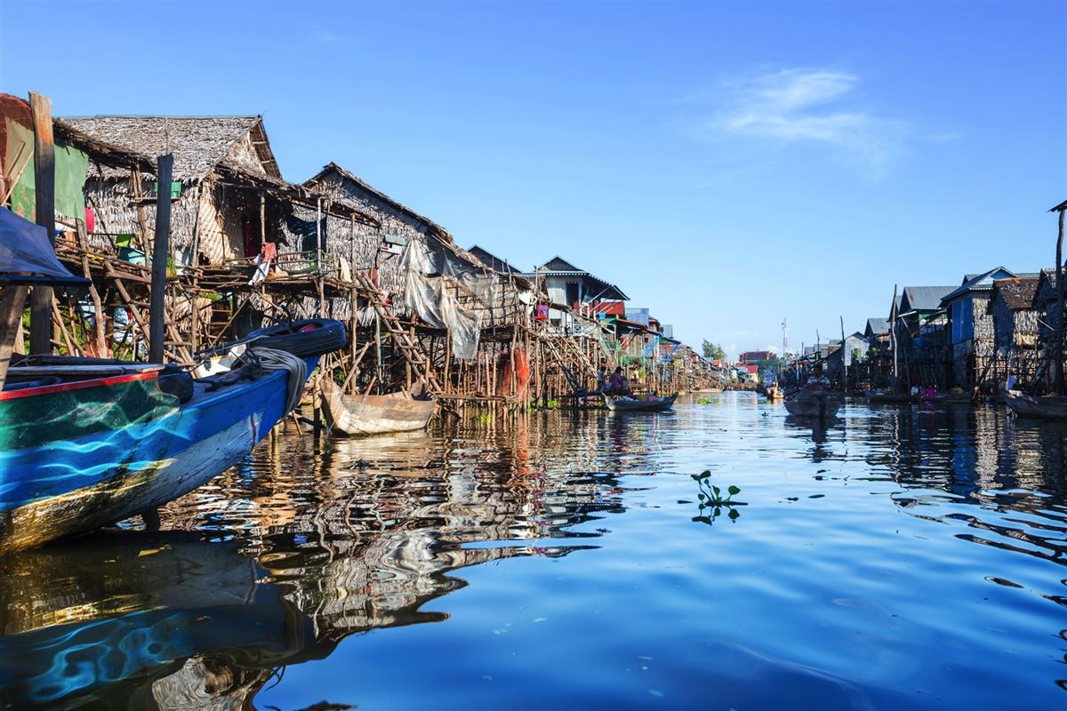 Dorf am Wasser