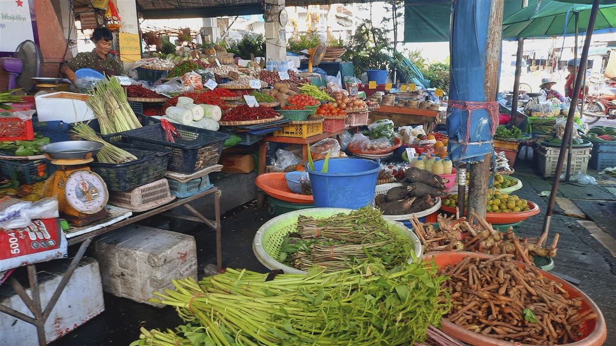 Thailändischer Marktstand