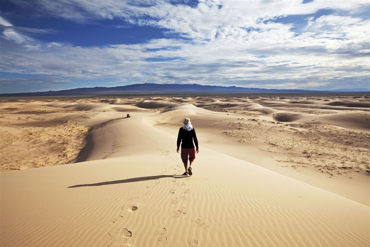 Unterwegs in der Gobi