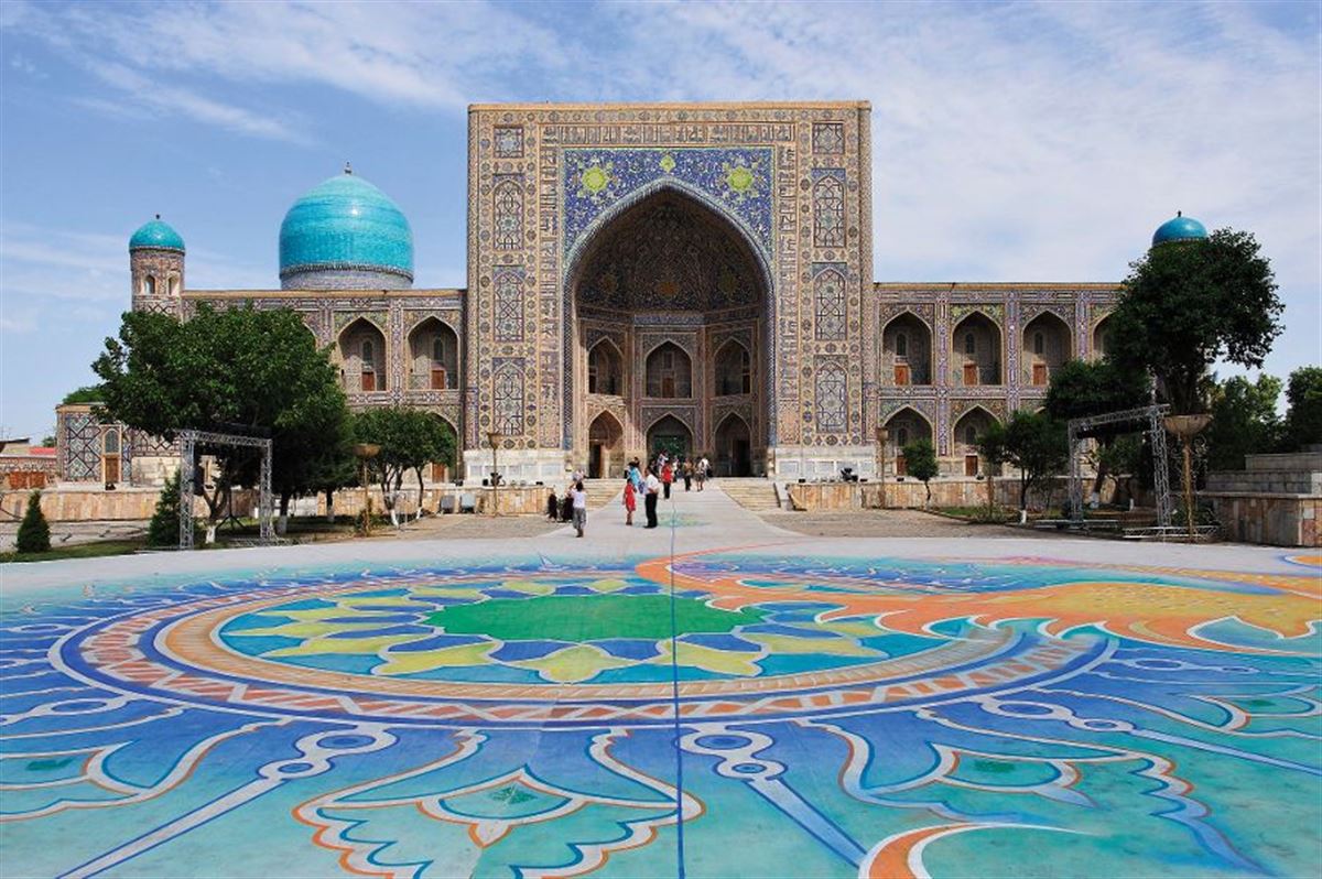 Tillakori-Medrese am Registan-Platz, Samarkand