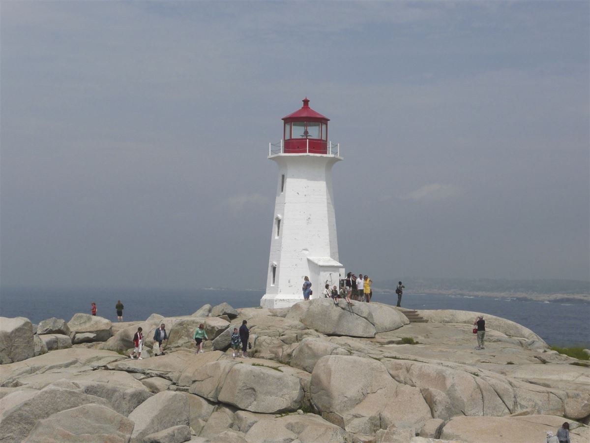 Das Wahrzeichen von Peggy´s Cove: Der Leuchttum