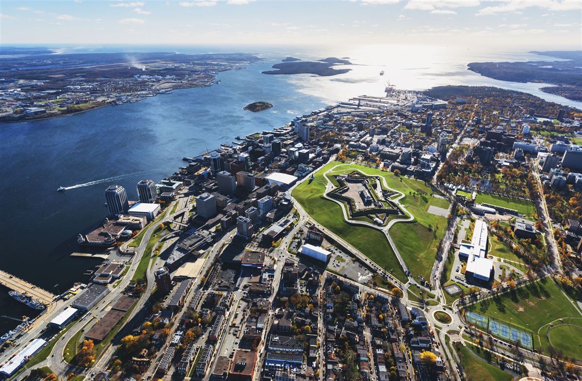 Blick auf Halifax mit der Zitadelle