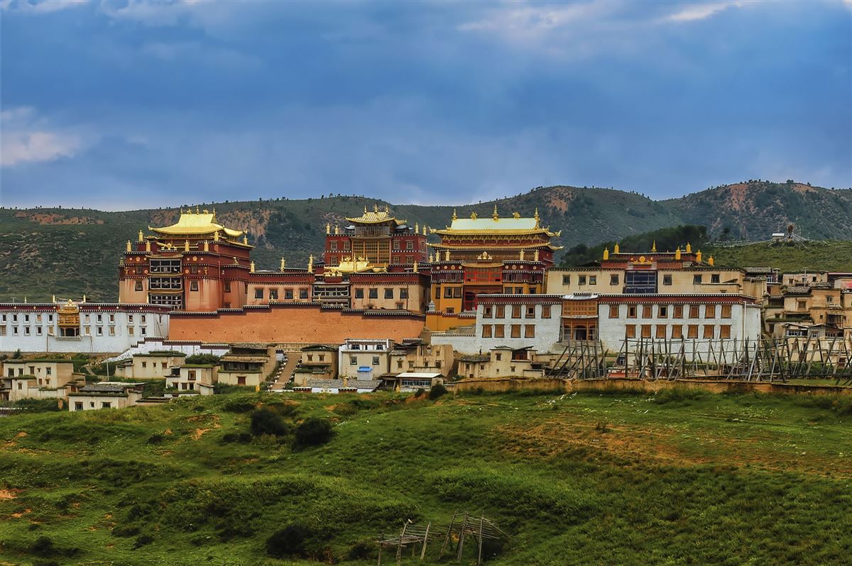 Das tibetische Kloster Songzanling in Shangri La