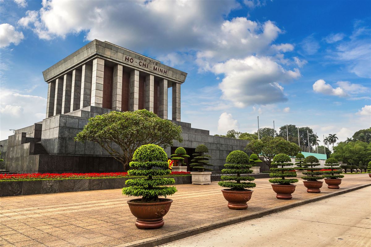 Ho-Chi-Minh-Mausoleum in Hanoi