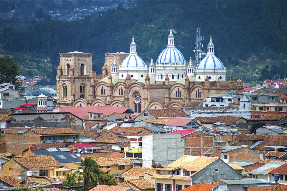 Blick auf die Kathedrale von Cuenca