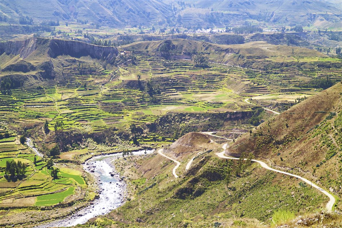 Beeindruckende Landschaft des Colca Canyons