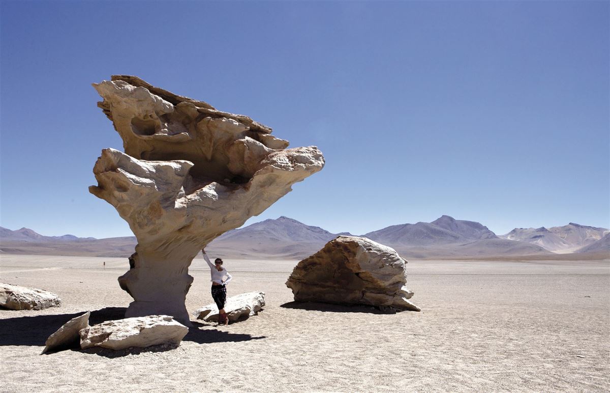 Der Arbol de Piedra in der Siloli-Wüste