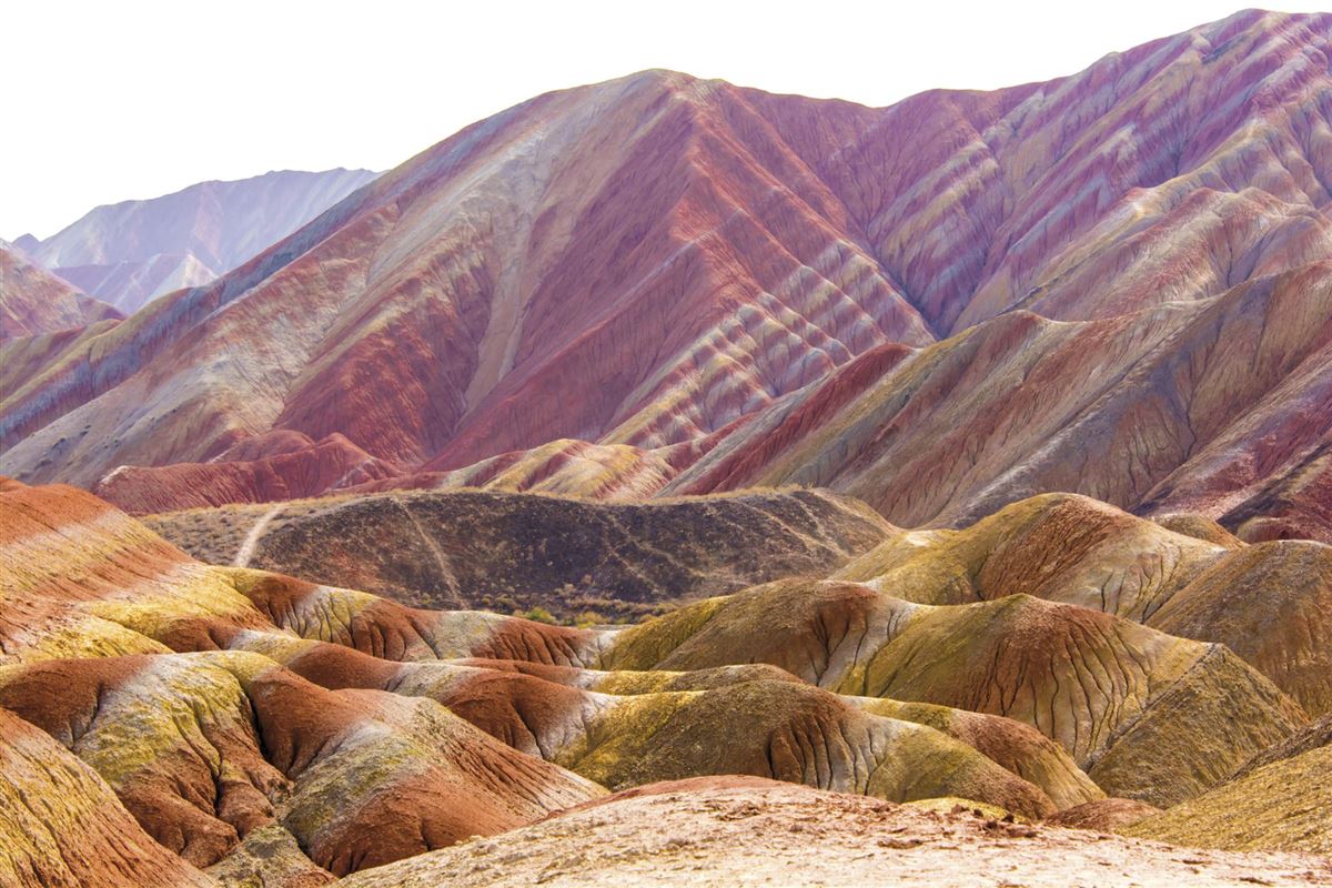 Danxia-Geo-Park in Zhangye