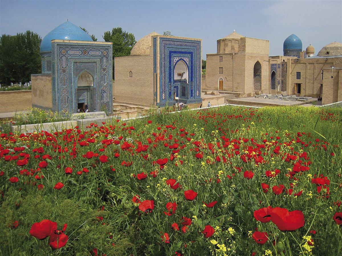 Die Gräberstadt Shah-i-Zinda in Samarkand