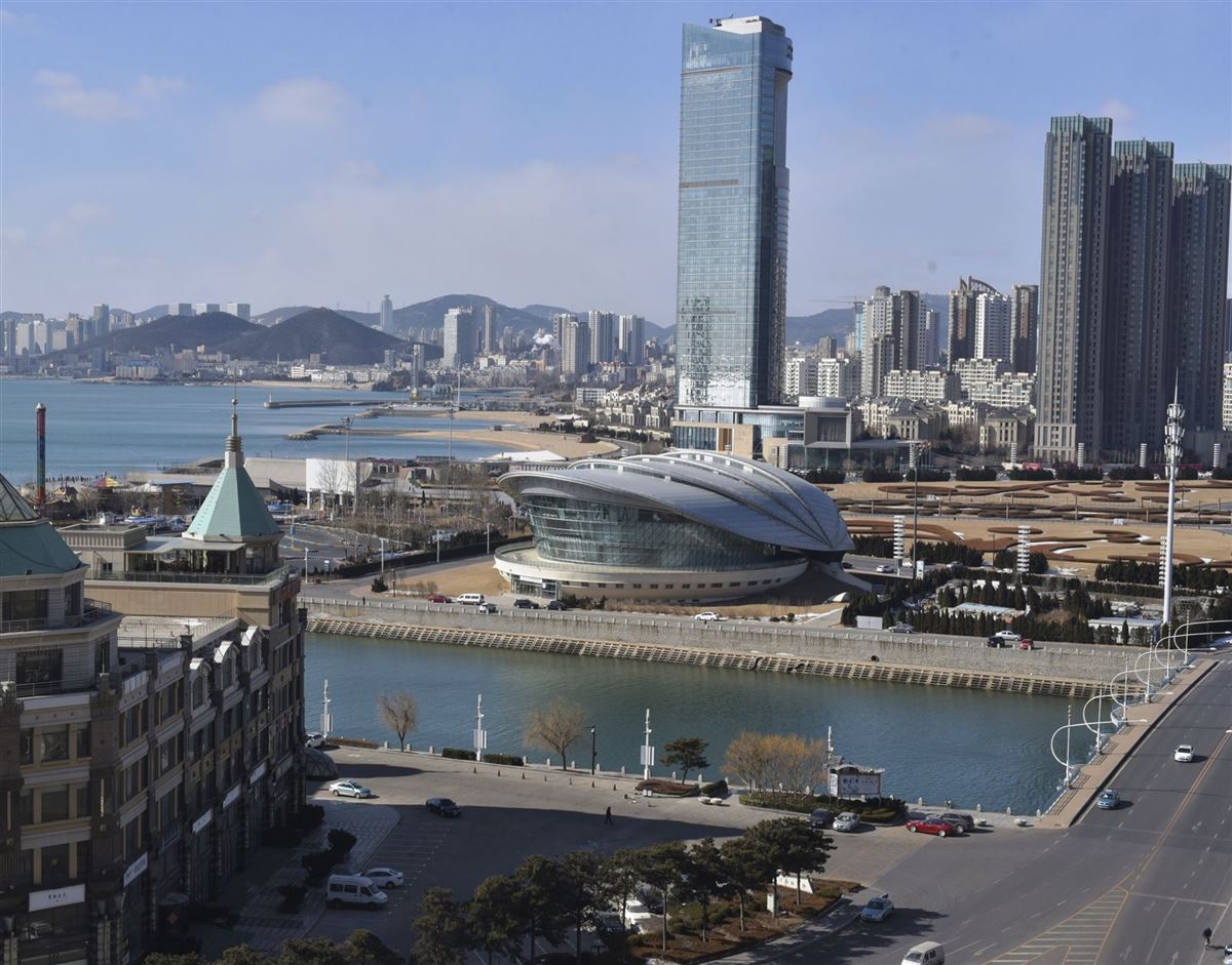 Skyline von Dalian