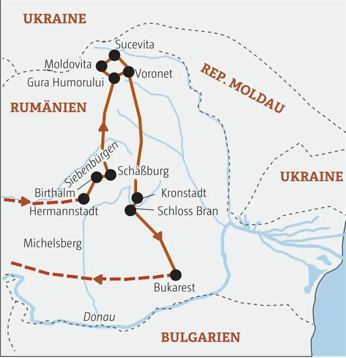 Reiseverlauf
