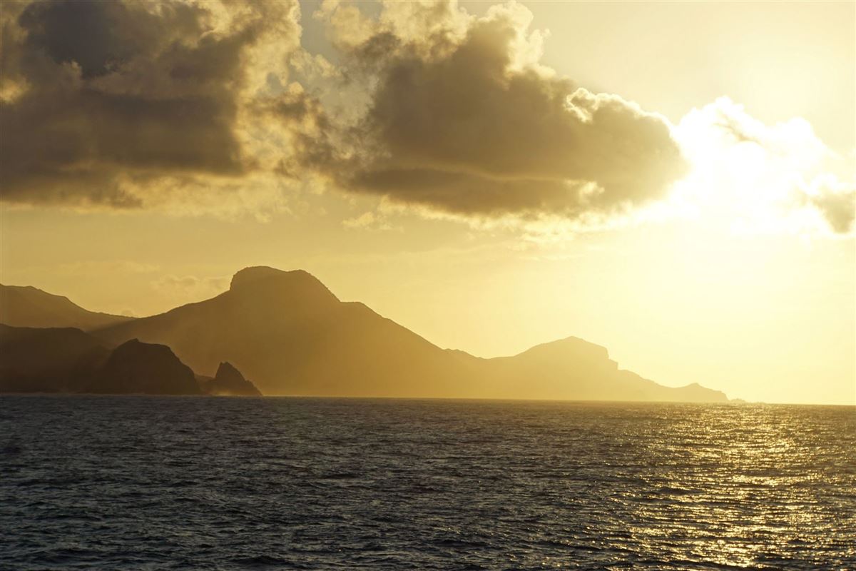 Sonnenuntergang in der Südsee